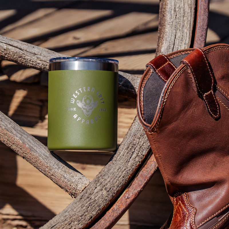 Insulated Stainless Steel Tumbler – 12oz GREEN Double Wall Vacuum BPA-Free Travel Mug