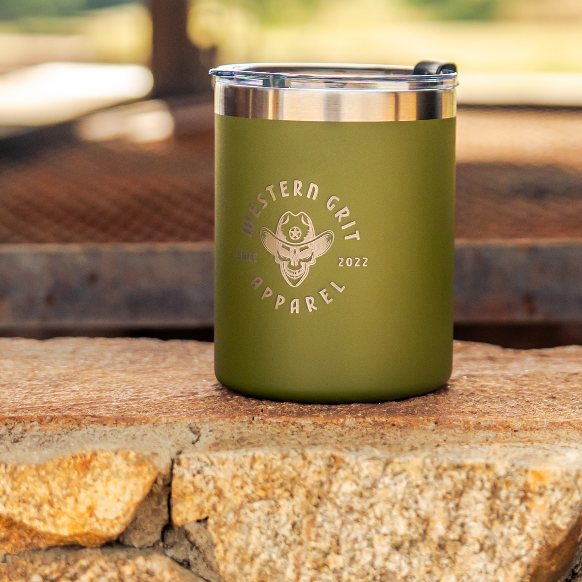 Insulated Stainless Steel Tumbler – 12oz GREEN Double Wall Vacuum BPA-Free Travel Mug